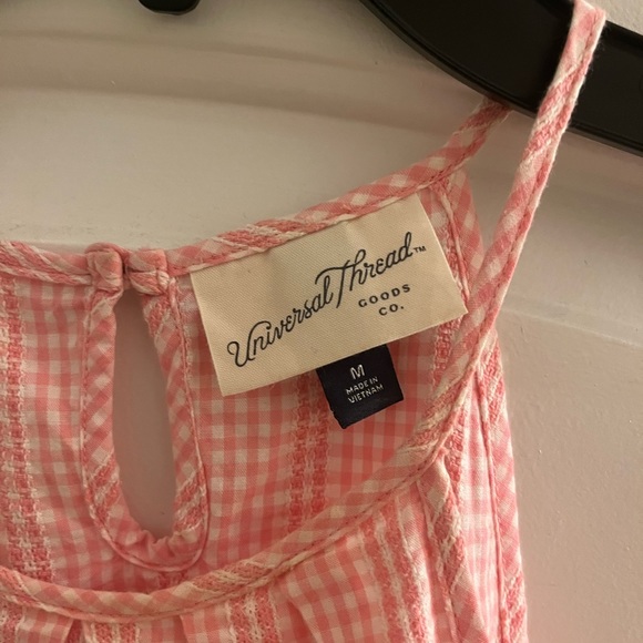 Pink Gingham tank top - Picture 2 of 2